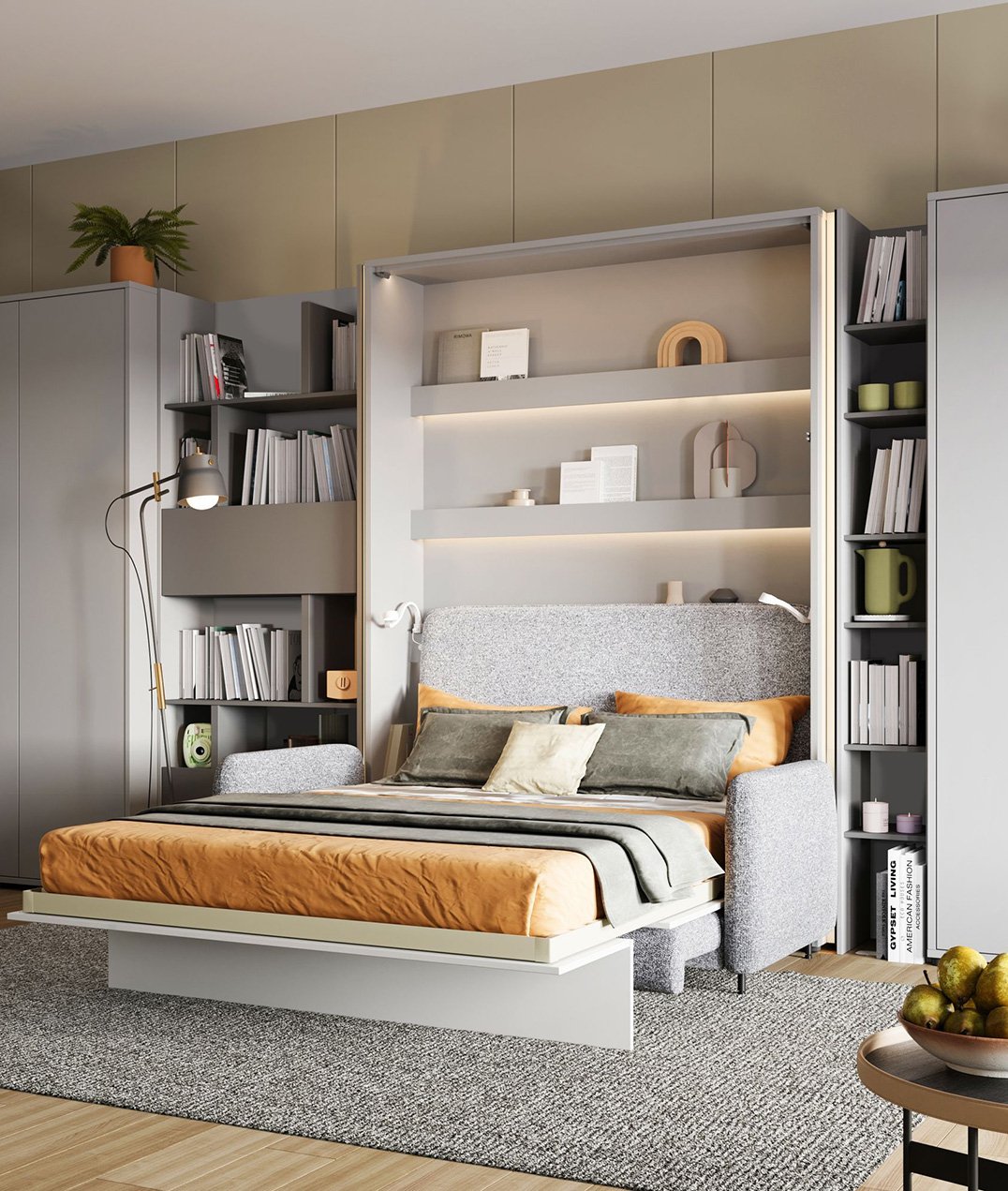 Postelje v omari Bed Concept