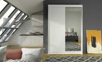 ADRK - Garderobna omara z drsnimi vrati Rewena - 120 cm