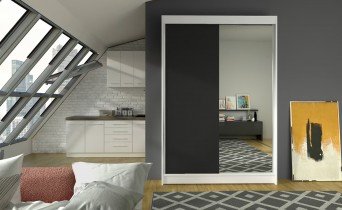 ADRK - Garderobna omara z drsnimi vrati Rewena - 120 cm