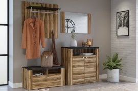 Hodnik Larona - saten nussbaum/touchwood