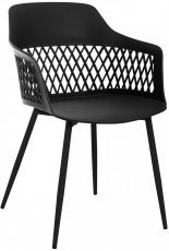 Vrtni stol Lucia - črn