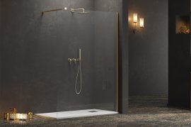 Tuš steklo Walkin 1 Oro 50x200