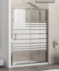 Tuš vrata New Flora 500 120x180 Serigrafato
