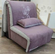 Fotelj z ležiščem Elegant - orchidea