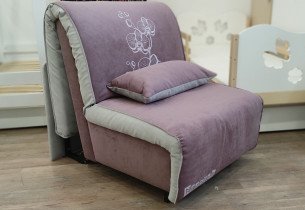 Fotelj z ležiščem Elegant - orchidea