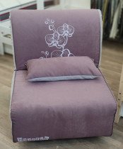 Fotelj z ležiščem Elegant - orchidea