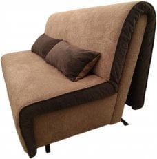 Kavč z ležiščem Novelty 160 cm - temno rjav