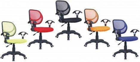 Pisarniški stol Disco orange