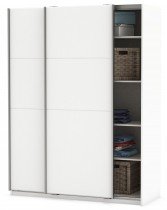 Garderobna omara Fast 150 cm bela