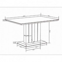 Fola - Jedilna miza Jazzie III 180 cm