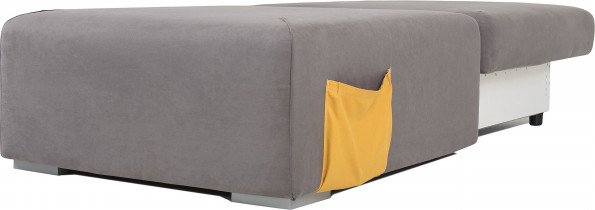 Fola - Fotelj z ležiščem Ambi - siva+oranžna
