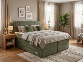 Fola - Boxspring postelja Jasmina 140x200