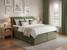 Fola - Boxspring postelja Jasmina 140x200