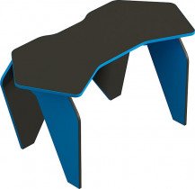 Fola - Računalniška miza Piar 2 - črna+modra