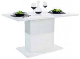 Fola - Jedilna miza Lavina 1 - bela+visok sijaj bela