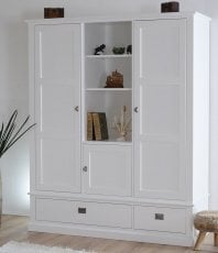 Garderobna omara Wide bela