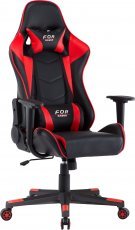 Fola - Gaming stol Stripe črn+rdeč