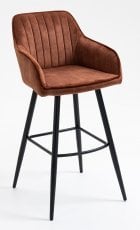 Barski stol Bodie - rjav