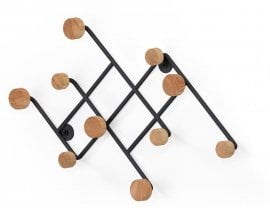 Obešalnik Inati - črn