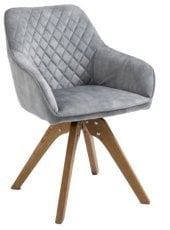 Stol Veles - svetlo siva