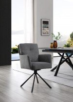 Fola - Jedilniški stol Klaten Grey