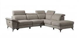 Kotna sedežna garnitura z relaks mehanizmom Andora - bež