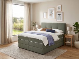 Boxspring postelja Merlin Pocket - 140x200 cm