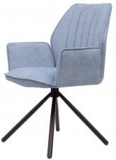 Jedilniski stol Jensen - svetlo modra