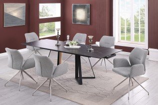 Fola - Jedilniski stol Milina - svetlo siva