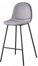 Barski stol Luma - siv