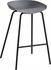 Barski stol Buda - siv