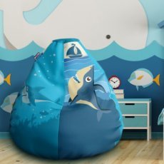 Sedalna vreča Happy Bag - morski pes