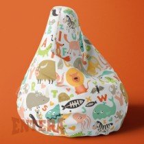 Fola - Sedalna vreča Happy Bag - živali