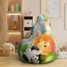 Sedalna vreča Happy Bag - safari