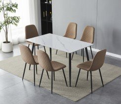 Fola - Jedilniski stol Droma - rjava