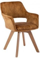 Jedilniski stol Lamila - curry