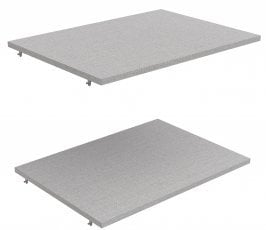 Police za garderobna omara Ghost 120 cm 