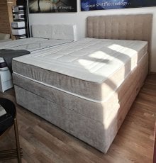 Boxspring postelja Jasmin s predali 140x200 - eksponat