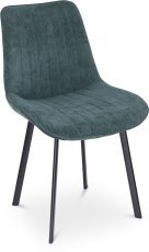 Jedilniški stol Levis - tenmno zelen