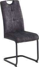 Jedilniški stol Rena - temno siv