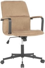 Pisarniški stol Jackson - svetlo rjav