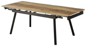 Raztegljiva jedilna miza Cupra - 150/210x90 cm - hrast