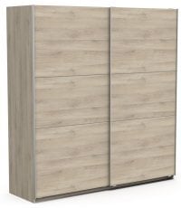 Garderobna omara z drsnimi vrati Ghost 200 - kronberški hrast