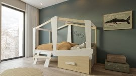 Otroska postelja Cabane 395406 - 90x200 cm