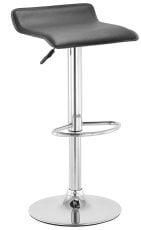 Barski stol Wave III - črn