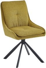 Jedilniski stol Bergo - rumena