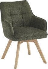 Jedilniski stol Nalvi - zelen