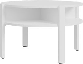 Klubska miza Tobago - bela