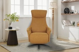 Električen počivalnik z relaks mehanizmom Fergie - rumen