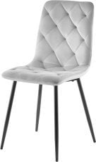 Jedilniški stol Larry - svetlo siv